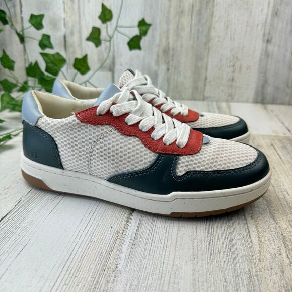 Madewell Court Sneakers Leather and Mesh Casual Athleisure Tennis Shoes Size 6.5 - Picture 4 of 8